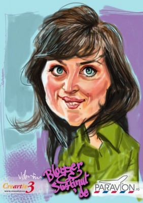 Elena Ciric_caricature by CreARTiv3_Apr2012