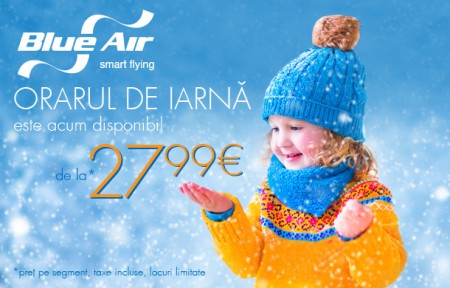 Blue Air - Orar Iarna 2015-2016