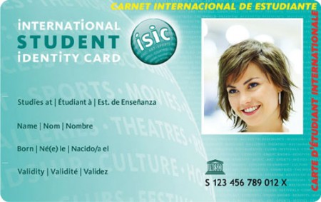 CARD ISIC Nou
