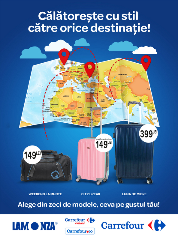 Bagaje - Genti de voiaj - Carrefour
