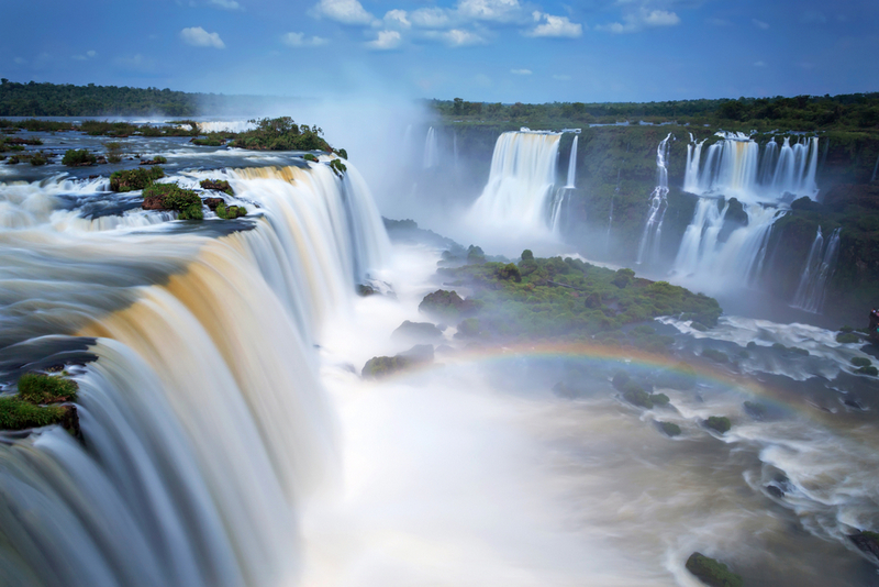 Cascadele aflate în zona Iguazu